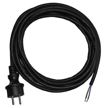 Vetec Aansluitsnoer neopreen H07RN-F - 2 x 1mm2 - 10m